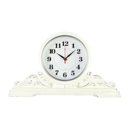 Table hours "Classic" 43x25 cm, white body with silver