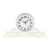 Table hours "Classic" 43x25 cm, white body with silver