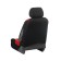 Autoshekhls are universal 9 items, black - red inserts, M5, h Series