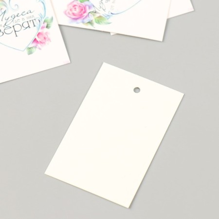 Cardboard "Flowers 08" set 10 pcs (5 types) 4x6 cm-3