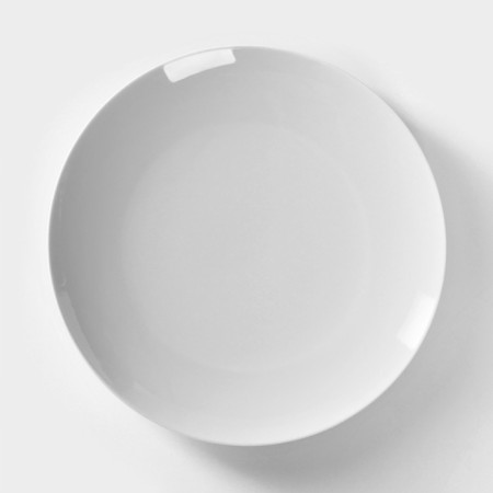 Porcelain plate "Universal", d = 24 cm, white-1