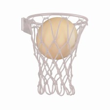 Wall lamp Mantra Basketball, E27, 1x20W, 320x300x370 mm, matte white color