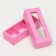 Folding box for 3 sweets, 13.7 x 5.5 x 3.5 cm, pink