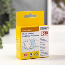 Self -adhesive stickers (set 1000 pcs) white