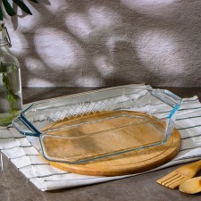 Borcam heat -resistant glass baking, 2.7 l, 35.5 × 21 cm