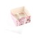 Capcake box, confectionery packaging, 4 cells “Congratulations on March 8”, 16 x 16 x 10 cm