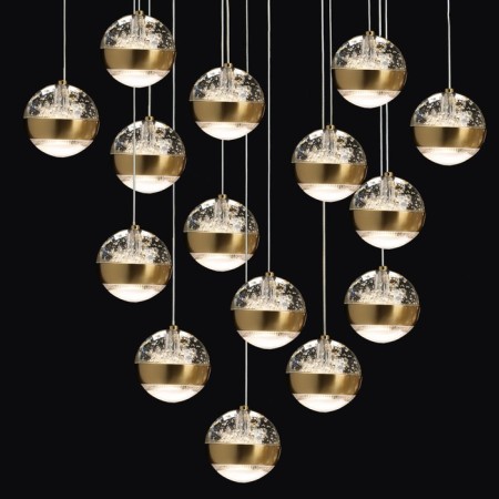 Chandelier "Capelia", size 65x295x65 cm, 90W 15XLED SMD Board IP 20-8