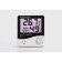 Clock - electronic biruni alarm clock with a thermometer, hygrometer, 10 x 10 cm
