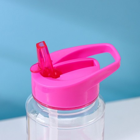 A bottle with a pipe “Sport”, 700 ml, 23.5 × 7.5 × 8.5 cm, color mix-2