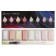 Watercolor paints, mother -of -pearl, + brush, in a plastic box, 8 colors