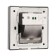 Built-in lamp for the stairs, NL-35, engine sensor, 1.5 W, 60 lm, 6500k, black
