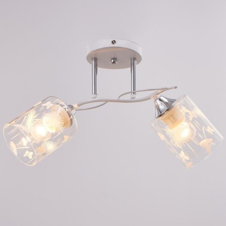Chandelier gallop 880521 2x60W E27 white matte/chrome