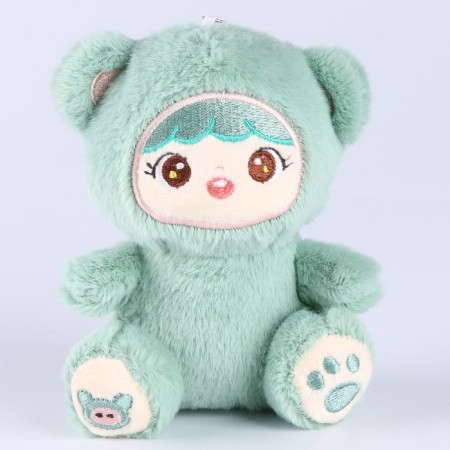 Soft toy "doll" in a suit, 12 cm, color mix
