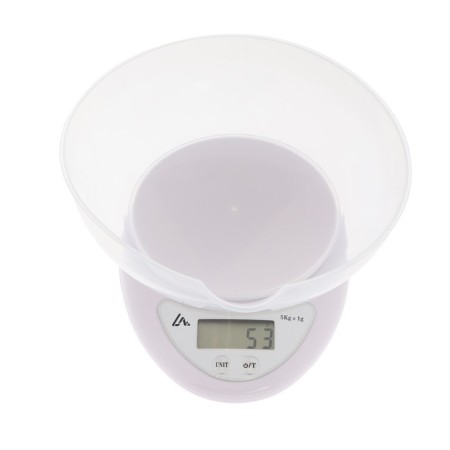 Kitchen Libra Luazon LVK-706, electronic, with a bowl, up to 5 kg, white-2