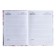 Diaumer of the Leduced A5, 128 pink marble sheets, solid cover, glossy lamination