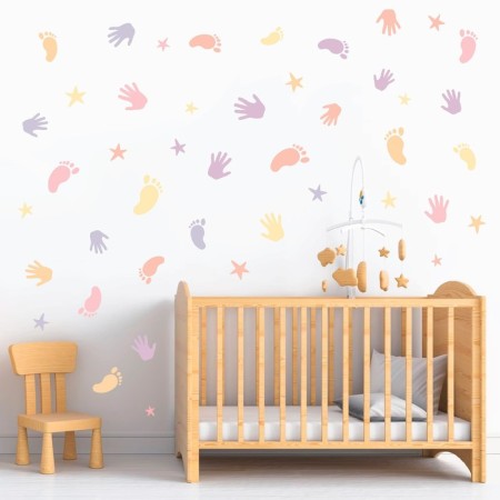 Interior color sticker "legs and palms" 30x60 cm-2