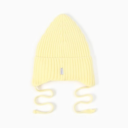 Children's hat, yellow color, size 48-50-2