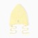 Children's hat, yellow color, size 48-50