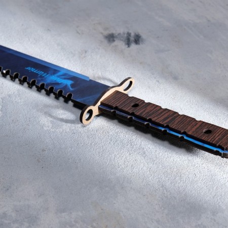 Souvenir wooden knife 2 modification, 5 colors in the package, mix-7