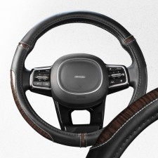 SkyWay Wood-10 m, black eco-leather braid, S01102439