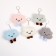 Soft toy "Cloud" on a key fob, 8 cm, color mix