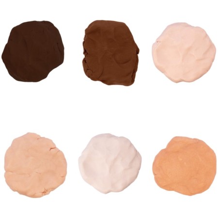 Plant -based plasticine, 6 colors, 90 g, jovi, bodily palette, euro suspension, for kids-2