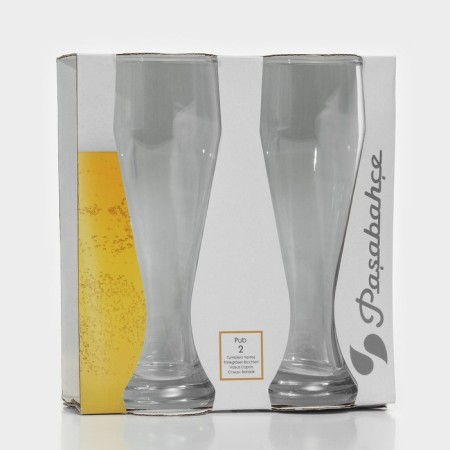 A set of glass glasses for beer PUB, 665 ml, 2 pcs-4