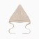 Knitted children's hat minku, beige color, size 42-44