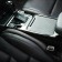 Insert between seats, artificial leather, black