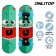 Skateboard Children's Onlitop "Montstrik", 44 × 14 cm, PVC 50 mm wheels, plastic frame