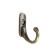 Hook furniture tundra TKO006, one -rod, bronze