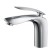 Mixer for the rush ISLAND IS6535-11, single-leaf, chromium