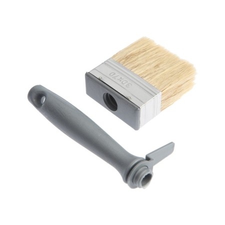 Tundra mackerel, natural bristles, plastic handle, 30x70 mm-5