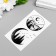 Black "Night and Forest" tattoo on the body 10.5x6 cm