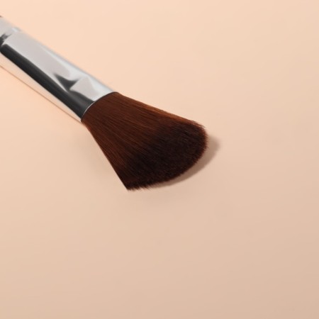 A set of makeup brushes, 5 objects, dark brown color-3