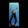 Cartage keychain, loop, black