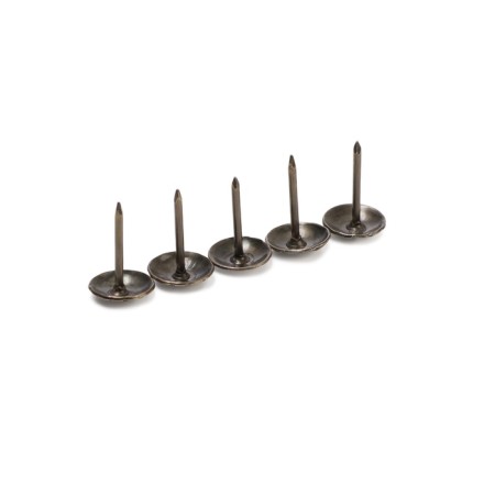 Decorative nails, 11x16 mm, textured, bronze color, in packaging 50 pcs-11