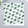 Scrapbooking paper bilateral "avocado" density 180 g 15.5x17 cm