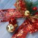 Christmas tree decoration "New Year's Style" Balt Brill, 13x13 cm, red