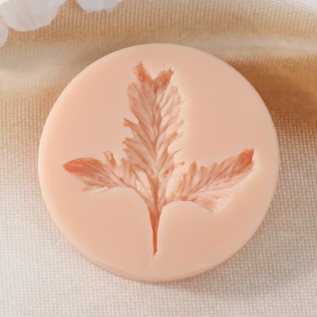 Mold Silicon "Fir branch" 5.3x5.2x0.4 cm-1