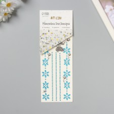 Sticker of rhinestones plastic tattoo on the body 