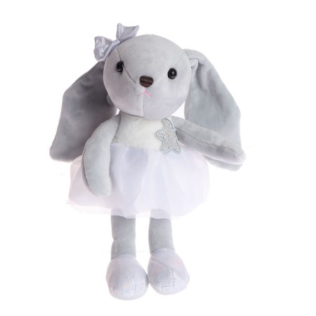 Soft toy "Bunny with a star", color mix