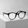 Ready glasses GA0309 (color: C1 black; diopter: -2.5; tint: no)